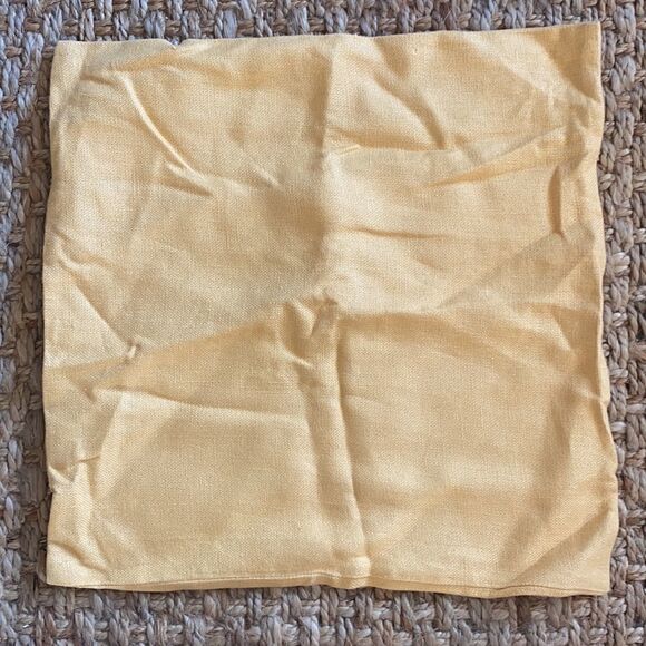 Pottery Barn Textured Button Pillow - Picture 3 of 4